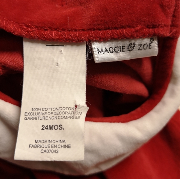 Red Velvet Holiday Dress - Picture 2 of 2